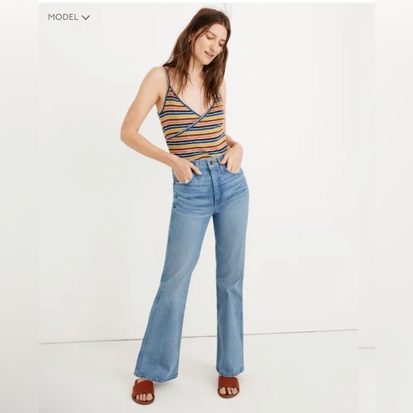 ✨ NWOT Madewell 11” High-Rise Flare Jean Size 29 - Picture 2 of 10